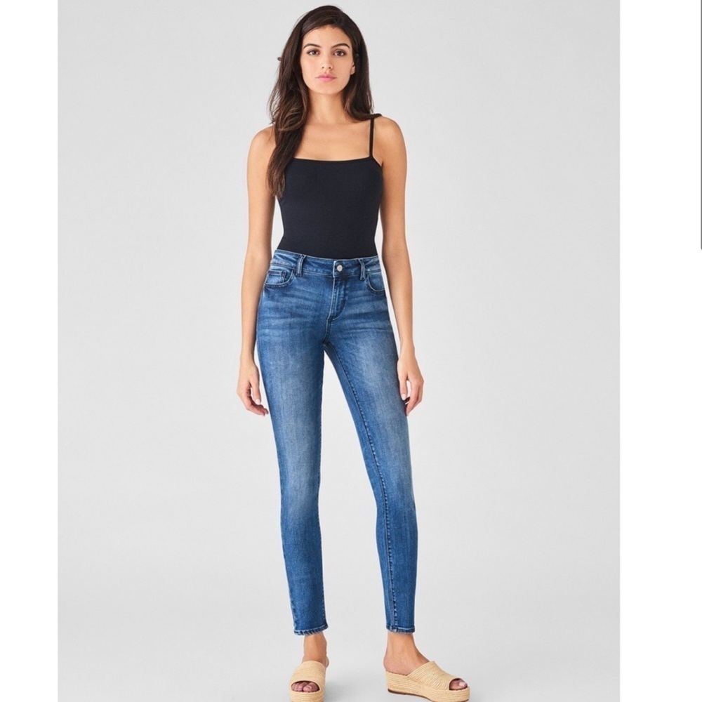 DL1961 | Florence 34” Mid Rise Skinny Jeans Bates